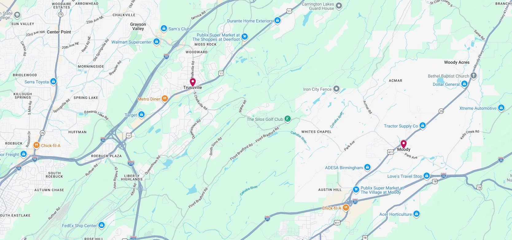 Service Area Map